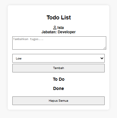 Todo List App